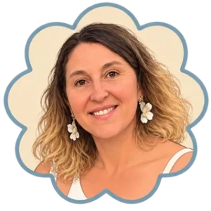 Portrait illustré de Fabienne, accompagnante éducative petite enfance