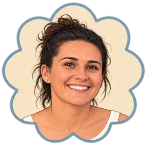 Portrait illustré de Fanny, accompagnante éducative petite enfance